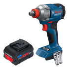 Bosch GDX 18V 285 Professional Akku Drehschlagschrauber 18 V 285 Nm 1 4 Brushless 1x ProCORE Akku 5 5 Ah ohne Ladegeraet 0 - toolbrothers