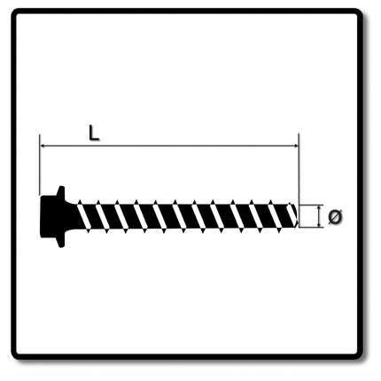 HECO MULTI-MONTI-plus SS Betonschraube 12 x 100 mm 50 Stk. SW 15 Sechskantkopf verzinkt A2K ( 2x 48411 ) - Toolbrothers