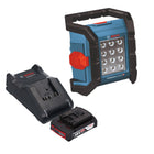 Bosch GLI 18V 1200 C Professional Akku Baustrahler 18 V 1200 lm 1x Akku 2 0 Ah Ladegeraet 0 - toolbrothers