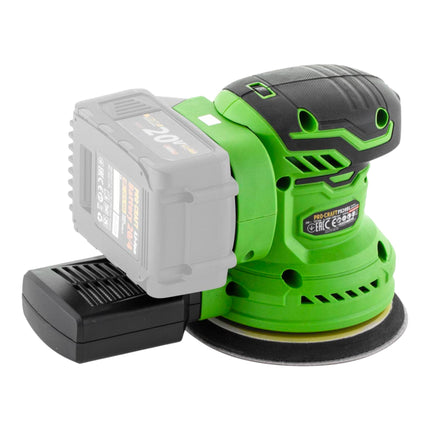 Procraft PX20BLbb Akku Exzenterschleifer 20 V 125 mm Brushless 1x Akku 2 0 Ah Ladegeraet 4 - toolbrothers