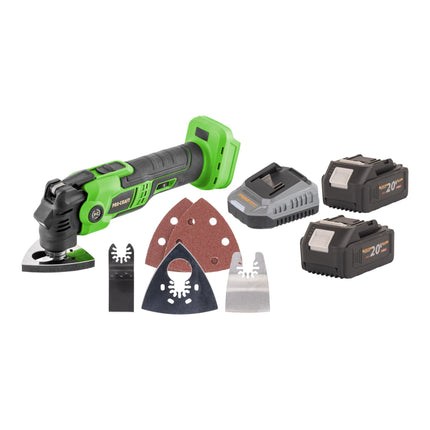 Procraft PMT22bb Akku Multifunktionswerkzeug 20 V Brushless 2x Akku 4 0 Ah Ladegeraet 0 - toolbrothers