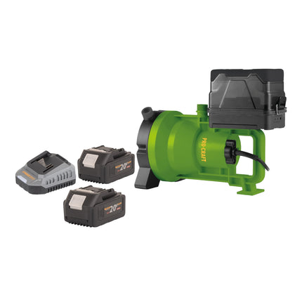 Procraft CPN21bb Akku Tauchpumpe 20 V 3200 l h 2x Akku 4 0 Ah Ladegeraet 0 - toolbrothers