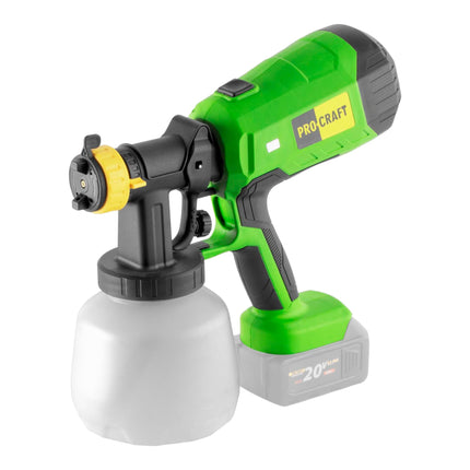 Procraft PSE40bb Akku Farbspritzpistole 20 V Solo ohne Akku ohne Ladegeraet 1 - toolbrothers