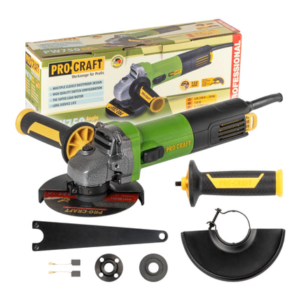 Procraft PW750 Winkelschleifer 750 Watt 125 mm 0 - toolbrothers