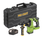 Procraft PHA30 bb c Akku Bohrhammer 20 V 2 8 J SDS plus Brushless 1x Akku 4 0 Ah Koffer ohne Ladegeraet 0 - toolbrothers