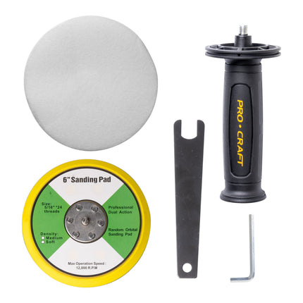 Procraft PM20bb Akku Poliermaschine 20 V 150 mm 2x Akku 4 0 Ah Ladegeraet 4 - toolbrothers