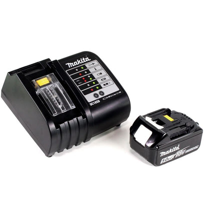 Makita DHP 480 STTK Akku Schlagbohrschrauber 18 V mit 5,0 Ah Akku, Ladegerät und 101 tlg. Zubehör Set - Toolbrothers