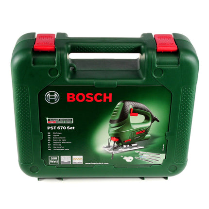 Bosch PST 670 (CT) Heimwerker Stichsäge 500W + 3x Stichsägeblätter + Koffer - Toolbrothers