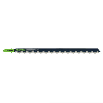 Festool S 155/W/15 Building Materials Insulation Stichsägeblatt 155 mm 15 Stk. ( 5x 204345 ) für weiche Dämmstoffe, HCS Stahl - Toolbrothers