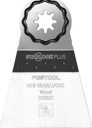 Festool HSB 50/65/J/OSC/5 Lama seghettata per legno Starlock PLUS - 5 pezzi ( 203333 )
