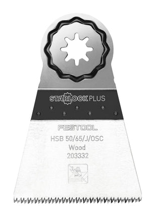 Festool HSB 50/65/J/OSC/5 Lama seghettata per legno Starlock PLUS - 5 pezzi ( 203333 )