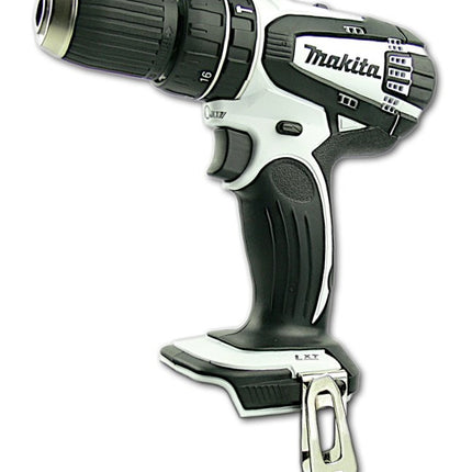 Makita BHP 456 18 V Li-Ion Akku Schlagbohrschrauber Weiß Solo - nur das Gerät + 1x Makita BL1830 B AKKU - Toolbrothers