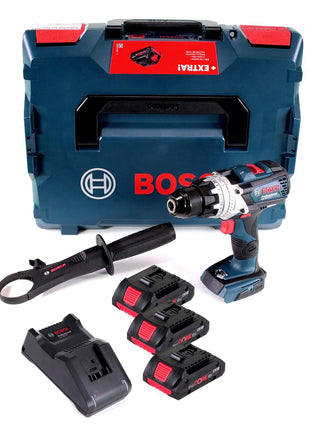 Bosch GSR 18V-110 C Akku Bohrschrauber 18V 110Nm Brushless ( 0615990L4S ) + 3x ProCore Akku 4,0Ah + Ladegerät + L-Boxx - Toolbrothers