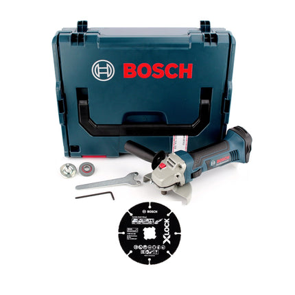 Bosch GWS 18-125 V-LI Professional Amoladora angular a batería en maletín L-Boxx