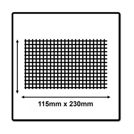 Mirka ABRANET Abrasives Sanding Strips 115 x 230mm, P400 - 100 pcs. (2x 5411205041)