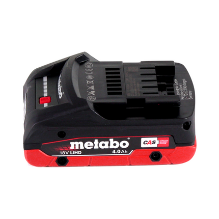 Metabo KHA 18 LTX Akku Kombihammer 18V 2,2J SDS Plus + 1x Akku 4,0 Ah + metaBOX - ohne Ladegerät