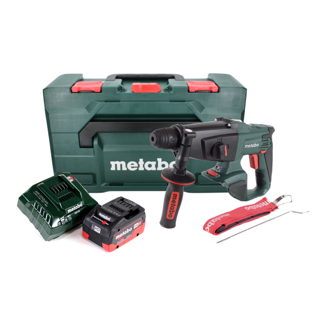 Metabo KHA 18 LTX Cordless Hammer 2.2J 18 V SDS Plus + 1x Battery 5.5 Ah + Charger + MetaBOX Case