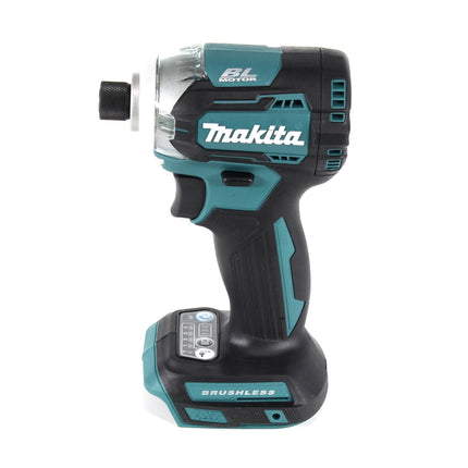 Llave de impacto inalámbrica Makita DTD 170 SGX4 18V 175Nm sin escobillas + 1x batería 6,0Ah + cargador + 70 piezas. Juego de brocas + estuche
