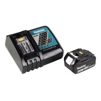 Taladro percutor a batería Makita DHR 242 RM1J 18V 2.0J SDS-plus sin escobillas + 1x batería 4.0Ah + cargador + Makpac