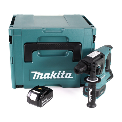 Akumulatorowa młotowiertarka Makita DHR 242 G1J 18V 2.0J SDS-plus Brushless + 1x akumulator 6.0Ah + Makpac - bez ładowarki