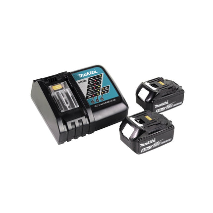 Makita DCL281 FRTB Akku Staubsauger 18V + 2x Akku 5,0Ah + Ladegerät