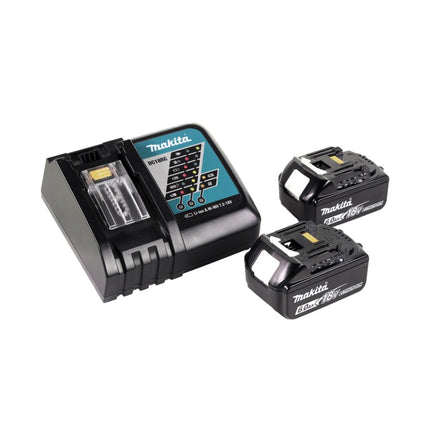 Makita DUB 362 RG Akumulatorowa dmuchawa do liści 2x18V + 2x akumulator 6.0Ah + ładowarka