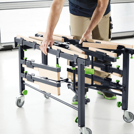 Festool STM 1800 Mobiler Säge- und Arbeitstisch ( 205183 ) zur Bearbeitung großer Plattenmaterialien