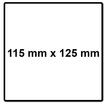Mirka Goldflex Soft 115x125mm P320 400Stk. ( 2x 2912707032 ) Handpad Rolle perforiert
