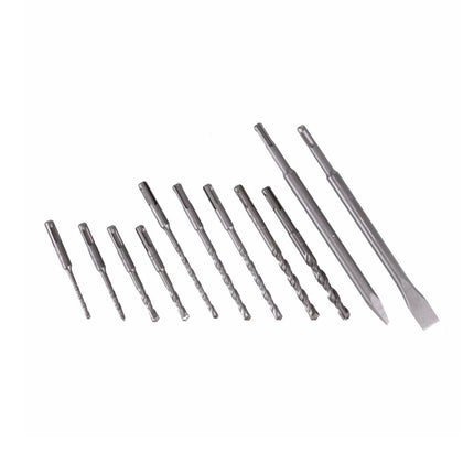 Bosch GBH 4-32 DFR Bohrhammer 900 W 4,2 J SDS-plus +  Bohrer und Meißel Set 11 tlg. PGM zertifiziert + L-Boxx