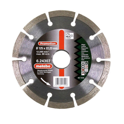 Metabo WEV 850-125 Winkelschleifer 850 W 125 mm ( 603611000 ) + 26x Trennscheibe + Schnellspannmutter