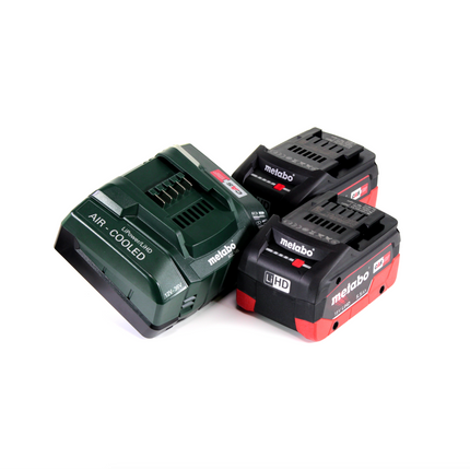 Metabo KHA 18 LTX BL 24 Quick martillo combinado con batería 18 V 2,2 J SDS-plus sin escobillas + 2x batería LiHD 5,5 Ah + cargador + MetaLoc