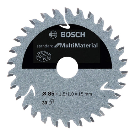 Bosch GKS 12V-26 Professional Akku Handkreissäge 12 V 85 mm + 1x Akku 6,0 Ah + Ladegerät + Sägeblatt + L-Boxx