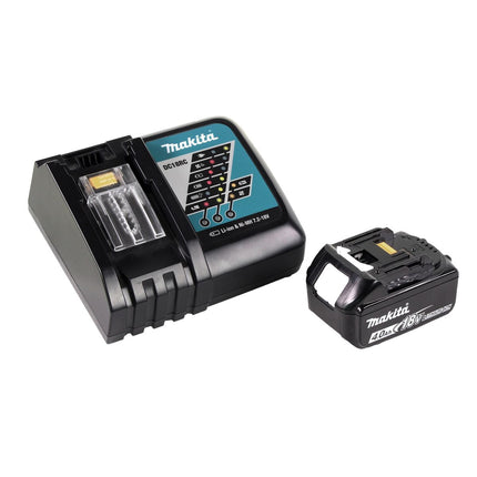 Makita DGA 519 RM1J Akku Winkelschleifer 18 V 125 mm Brushless X-Lock + 1x Akku 4,0 Ah + Ladegerät + Makpac
