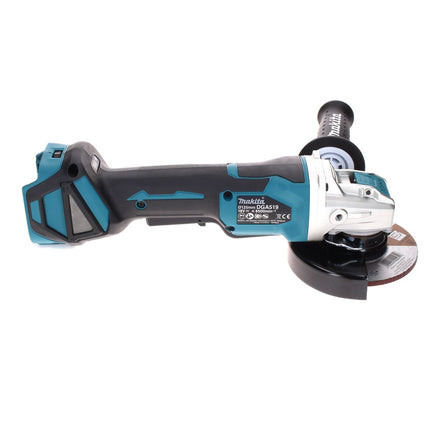Makita DGA 519 RT Akku Winkelschleifer 18 V 125 mm Brushless X-Lock + 2x Akku 5,0 Ah + Ladegerät