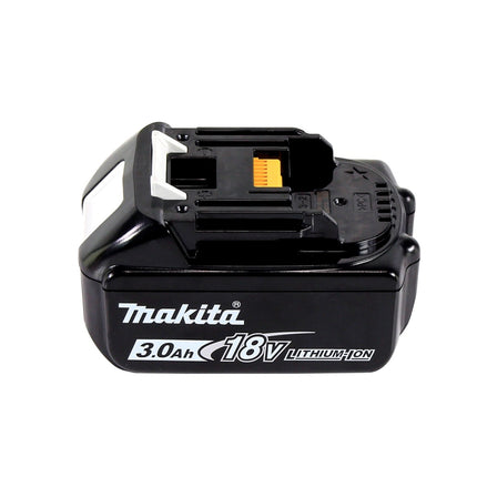 Cepillo plegable a batería Makita DKP 181 F1J 82 mm 18 V sin escobillas + 1x batería 3,0 Ah + Makpac - sin cargador