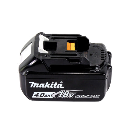 Makita DKP 181 M1J Cordless planer 82 mm 18 V brushless + 1x rechargeable battery 4.0 Ah + Makpac - without charger
