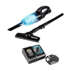 Odkurzacz akumulatorowy Makita DCL 180 RG1 B 18 V czarny + 1x akumulator 6,0 Ah + ładowarka