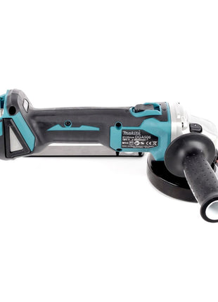 Makita DGA 506 RG1 cordless angle grinder 18 V 125 mm brushless + 1x rechargeable battery 6.0 Ah + charger
