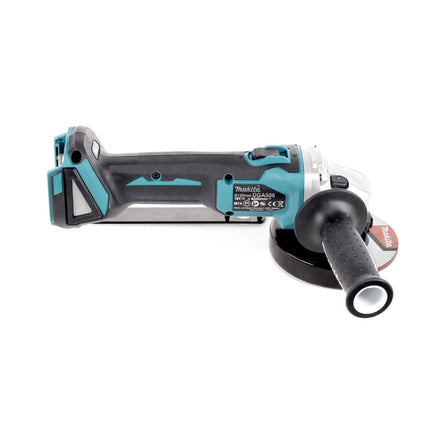 Makita DGA 506 RG cordless angle grinder 18 V 125 mm brushless + 2x rechargeable battery 6.0 Ah + charger