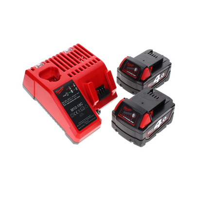 Motosierra a batería Milwaukee M18 FCHSC-402C 18 V 30 cm sin escobillas + 2x baterías 4,0 Ah + cargador