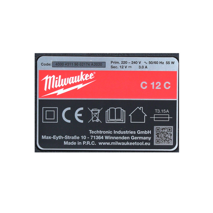 Milwaukee Akku Starter Set 12 V mit 1x Akku 2,0 Ah + M12 C12C Ladegerät - Toolbrothers