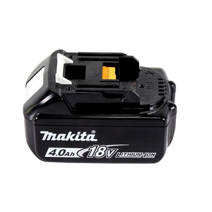 Makita DUM 604 M1 Akku Grasschere 18 V + Griffverlängerung mit Rolle + 1x Akku 4,0 Ah - ohne Ladegerät