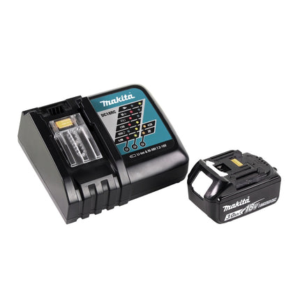 Makita DTW 300 RF1J cordless impact wrench 18 V 330 Nm 1/2" brushless + 1x rechargeable battery 3.0 Ah + charger + Makpac