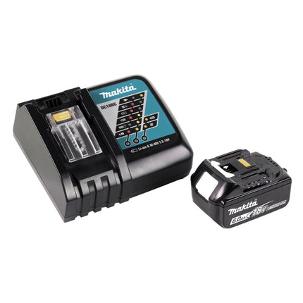 Makita DUM 604 RG1 Akku Grasschere 18 V + Griffverlängerung mit Rolle + 1x Akku 6,0 Ah + Ladegerät