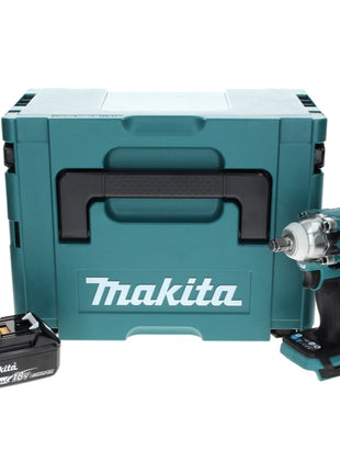 Makita DTW 300 M1J Avvitatore ad impulsi a batteria 18V 330Nm 1/2" Brushless + 1x Batteria 4,0 Ah + Valigetta Makpac - senza caricabatterie