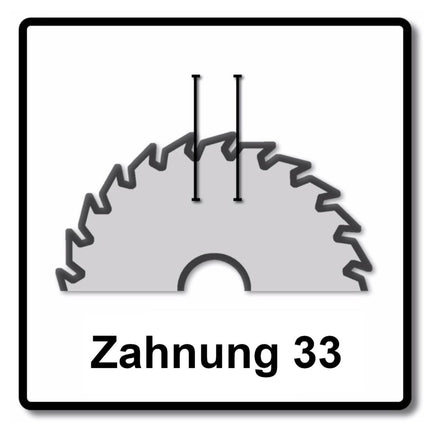 Makita MCCS15033E SPECIALIZED EFFICUT Sägeblatt 150 x 20 x 1,1 mm 2 Stk. ( 2x B-69325 ) 33 Zähne für Metall