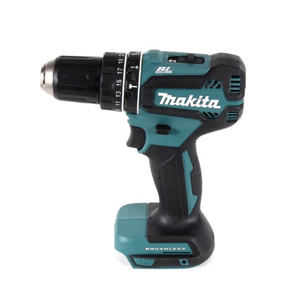 Makita DHP 485 M1TX Akku Schlagbohrschrauber 18 V 50 Nm Brushless + 1x Akku 4,0 Ah + 70 tlg. Bit Bohrer Set + TX Alu Koffer - ohne Ladegerät