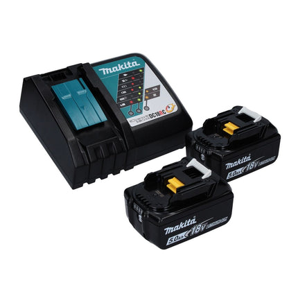Motosierra a batería Makita DUC 256 RT 36 V (2x 18 V) sin escobillas 25 cm + 2x baterías 5,0 Ah + cargador