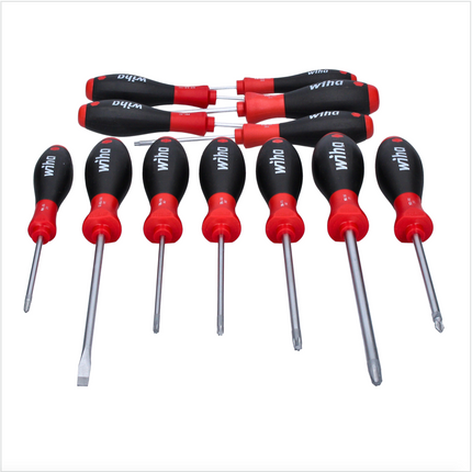 Wiha 302HK12 Schraubendreher Set Schraubenzieher SoftFinish 12 tlg.  - Schlitz, Phillips, Pozidriv, Torx ( 41002 )