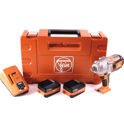 FEIN ASCD 18-1000 W34 Akku Schlagschrauber 18 V 1050 Nm 3/4" Brushless + 2x Akku 5,2 Ah + Ladegerät + Koffer